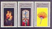 New Zealand 1972 Christmas set of 3 unmounted mint SG 990-992