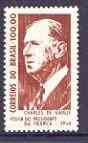 Brazil 1964 Visit of President De Gaulle, SG 1110 unmounted mint