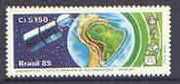 Brazil 1985 Launch of 'Brasilsat' (first Brazilian telecommunications satellite), SG 2127 unmounted mint