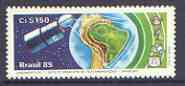 Brazil 1985 Launch of 'Brasilsat' (first Brazilian telecommunications satellite), SG 2127 unmounted mint