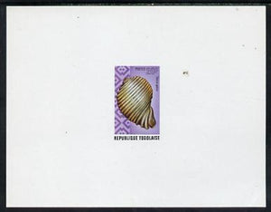 Togo 1974 Great Tun Shell 20f deluxe sheet in issued colours, as SG 1022