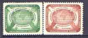 United Nations (NY) 1958 Human Rights Day set of 2 unmounted mint, SG 67-68