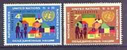 United Nations (NY) 1962 Housing & Related Community Facilities set of 2 unmounted mint, SG 108-109*