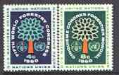 United Nations (NY) 1960 Forestry Congress set of 2 unmounted mint, SG 81-82