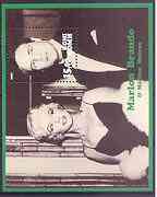Komi Republic 2001 Marlon Brando (with Marilyn Monroe) perf m/sheet unmounted mint