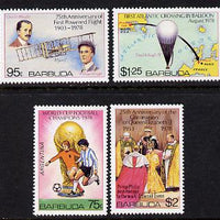 Barbuda 1978 Anniversaries & Events set of 4 unmounted mint, SG 442-5