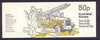 Great Britain 1979 Leyland Fire Engine 50p booklet complete, SG FB9, each with black count mark on cover (occurs every 25th booklet)