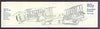 Great Britain 1979-81 Military Aircraft #1 (Vickers Gun Bus) 80p booklet with selvedge at left complete SG FE1A