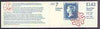 Great Britain 1981-85 Postal History series #07 (Postmark History & 2d blue) £1.43 booklet complete with selvedge at left,SG FN6A