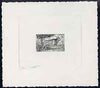 French Equatorial Africa 1957 1F Giant Eland (as SG 288) in black on sunken wove paper, signed by the artist