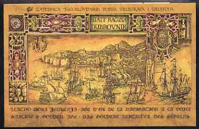 Yugoslavia 1989 Sailing Ships 9000d booklet complete and pristine
