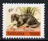 Tanzania 1980 Mongoose 40c (from Animals def set) unmounted mint SG 309*