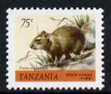 Tanzania 1980 Rock Hyrax 75c (from Animals def set) unmounted mint SG 311*