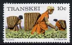 Transkei 1976-83 Tea Picking 10c (perf 14) from def set unmounted mint, SG 10a