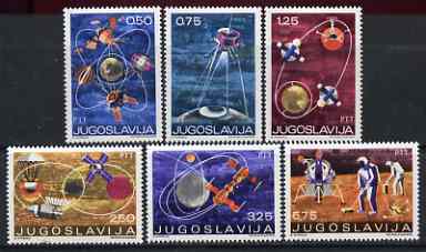 Yugoslavia 1971 Space Exploration set of 6 unmounted mint, SG 1447-52