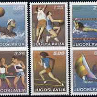 Yugoslavia 1972 Munich Olympic Games set of 6 unmounted mint, SG 1507-12*