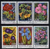 Yugoslavia 1975 National Youth Day - Flowers perf set of 6 unmounted mint, SG 1685-90