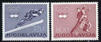 Yugoslavia 1976 Innsbruck Winter Olympics set of 2 unmounted mint, SG 1716-17*