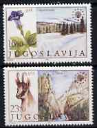 Yugoslavia 1983 Nature Protection set of 2 unmounted mint, SG 2090-91