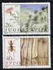 Yugoslavia 1984 Nature Protection set of 2 unmounted mint, SG 2150-51