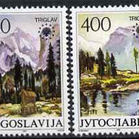 Yugoslavia 1987 Nature Protection (Triglav Nat Park) set of 2 unmounted mint, SG 2360-61