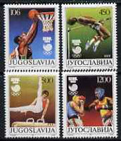 Yugoslavia 1988 Seoul Olympic Games set of 4 unmounted mint, SG 2437-40