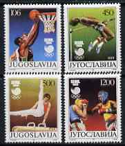 Yugoslavia 1988 Seoul Olympic Games set of 4 unmounted mint, SG 2437-40