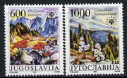 Yugoslavia 1988 Nature Protection (Plants) set of 2 unmounted mint, SG 2466-67