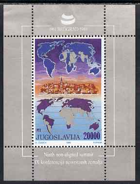 Yugoslavia 1989 Non-Aligned Countries imperf m/sheet unmounted mint, SG MS 2560
