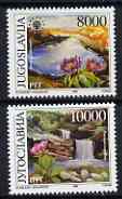 Yugoslavia 1989 Nature Protection (Kosova) set of 2 unmounted mint, SG 2561-62