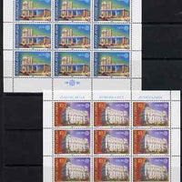 Yugoslavia 1990 Europa (Post Offfice Buildings) set of 2 each in sheetlets of 9 unmounted mint, SG 2616-17