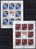 Yugoslavia 1990 Eurovision Song Contest set of 2 each in sheetlets of 8 values plus label unmounted mint, SG 2619-20