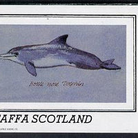 Staffa 1982 Dolphins imperf deluxe sheet (£2 value) unmounted mint