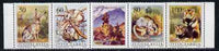 Yugoslavia 1992 Protected Animals strip of 4 plus label unmounted mint, SG 2767a