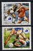 Yugoslavia 1992 European Football Championships set of 2 unmounted mint, SG 2795-96