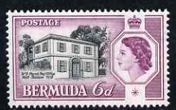 Bermuda 1959 Perot's Post Office 6d unmounted mint, SG 156