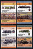 St Vincent - Grenadines 1985 Locomotives #3 (Leaders of the World) set of 8 opt'd SPECIMEN (as SG 351-58) unmounted mint