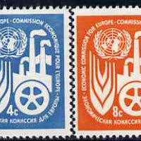 United Nations (NY) 1959 UN Economic Commission for Europe set of 2 unmounted mint, SG 71-72