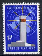 United Nations (NY) 1967 UN Headquarters & Map 1.5c unmounted mint SG 164*