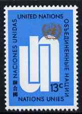 United Nations (NY) 1969 UN & Emblem 13c unmounted mint SG 167