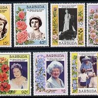 Barbuda 1985 Life & Times of HM Queen Mother set of 7 unmounted mint, SG 776-82