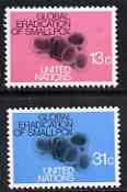 United Nations (NY) 1978 Eradication of Smallpox set of 2 unmounted mint, SG 303-04