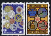 United Nations (NY) 1983 Trade & Development set of 2 unmounted mint, SG 406-07