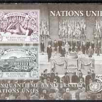 United Nations (Geneva) 1995 50th Anniversary of UN (2nd issue) m/sheet unmounted mint, SG MS G272