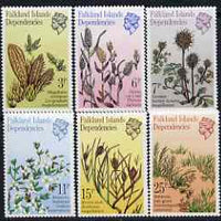 Falkland Islands Dependencies 1981 Plants set of 6 unmounted mint, SG 89-94