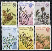 Falkland Islands Dependencies 1981 Plants set of 6 unmounted mint, SG 89-94