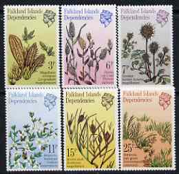 Falkland Islands Dependencies 1981 Plants set of 6 unmounted mint, SG 89-94