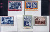 Philippines 1968 Kennedy imperf set of 5 opt'd 'SNV' unmounted mint (unissued) See note after SG 1071