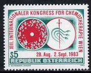 Austria 1983 Chemotherapy Congress 5s unmounted mint, SG 1972