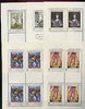 Czechoslovakia 1966 Art (1st issue) set of 5 each in unmounted mint sheetlets of 4, SG 1619-23